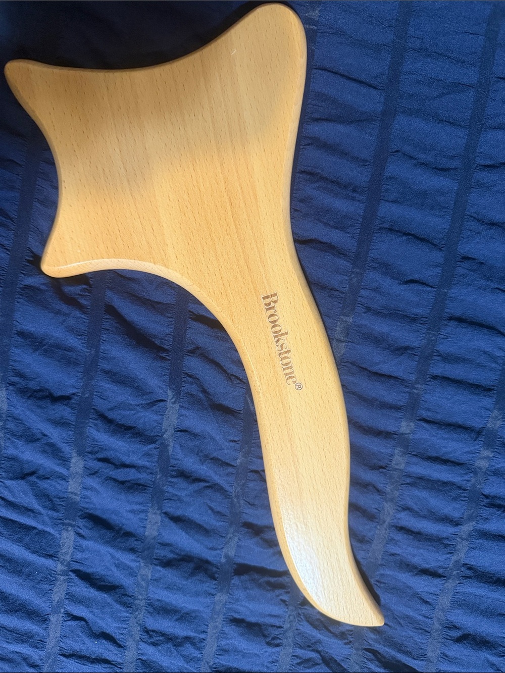 Brookstone Light Wood Body Massage Tool in Natural Finish